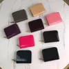 Top Quality Fashion Patent Leather Short Wallet Wallet For Lady Shinny Leather Card Holder Coin Purse Women Wallet Classic Zipper 217q