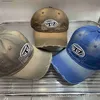 Casquettes de baseball Chapeau de mode femmes 2023 nouveau style lavé vieilles lettres casquette de baseball casquette de protection solaire hommes T230728