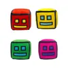 Yortoob Geometry Dash Plush Square 던지기 베개 다채로운 장난감 가정 장식