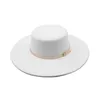 Brim chapéus largos balde atacado 10 cm grande borda fedora para mulheres unisex simples cor sólida moda plana chapéu estilo britânico 230801