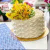 Bakningsformar 27,5 "x6" origami PVC Cake Mold Chocolate Transparent mögel 3D Candy Plastic Tools Decorating