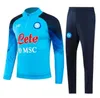 23 24 25 Napoli Tracksuit Soccer Jersey Football Kit 2023 2024 SSC Neapel AE7 D10S JACKE TRÄNINGSKUT