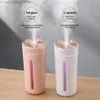 Humidifiers Wireless Car Humidifier 2023 New Portable 280ML Car Fragrance Xiaomi Humidifier Light Phantom Cup Air Diffuser Dropshipping Q230901