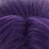 Cosplay Wigs Lemail wig Synthetic Hair Anime BLUE LOCK Reo Mikage Cosplay Wigs Purple 30cm Short and Updos Cosplay Hair Heat Resistant Wig x0901