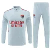 23 24 Lyon Tracksuit Soccer Set Survetement 2023 2024 Lyonnais L.Paqueta Ol Aouar Football Training Suit Jogging Sets