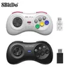 وحدات التحكم في اللعبة joysticks 8bitdo m30 2.4g mini gamepad controller for Sega Genesis Mini و Mega Drive Mini Game Console Association HKD230831
