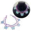 Colliers pendentif collier papillon matériel acrylique adapté aux plages et aux anniversaires