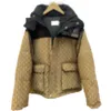 メンズジャケットKhaki Puffer Jacket Ladies Luxuryカジュアルな屋外女性冬の肥厚茶色のデザイン249J