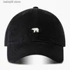 Bollmössor Big Head Baseball Cap isbjörn broderi xl storlek Sun Visor cap unisex casual fasta färger fiskare mössa kvinna man strand hatt t230728