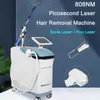 808NM Diodo Laser Picosecond Laser Dispositivo de remoção permanente de pêlos Tatuagem Remoção de laser Tratamentos de cicatrizes de acne Q-Switch Pico Laser Skin Machine