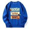 Men's Hoodies Cartoon Cool Little Guy Print Male Hooded O-Neck Loose Oversized Hoody Casual Novelty Fleece Sweatshirts Basic All Match