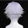 Cosplay Wigs anime jujutsu kaisen gojo satoru cosplay cosplay cosplay place sported fild fild hair hair caps wig cap x0901