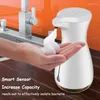 Zestaw akcesoriów do kąpieli domowy 700 ml automatyczny dozownik mydła bezkontaktowy inteligentny czujnik Foam Szampon Łazienkowy Akcesoria łazienkowe