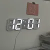 Relógios de mesa Nordic LED Digital Alarm Clock Wall Pendurado Relógio Snooze Calendário Eletrônico Inteligente