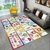 ABC Cartoon Alphabet Kinder Krabbeln Kinder Spielzimmer Früherziehung Bereich Teppich Teppich für Wohnzimmer Schlafzimmer Sofa rutschfeste Matte HKD230901