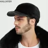 Bola Caps H7138 Adulto Viseira Chapéu Inverno Ao Ar Livre Juventude Masculino Quente Algodão Cap Proteção Orelha Pai Vovô Moda Casual 230831