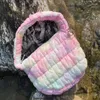 Torby wieczorowe swobodne hobo dla kobiet torebki i torebki luksusowy projektant 2023 w nylonowym krawatowym haftowym hafcie rombowym szmatkę na ramię