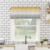 Vorhang Marokko Gelb Grau Farbverlauf Retro Kurze Vorhänge Küche Café Weinschrank Tür Fenster Kleine Wohnkultur Vorhänge