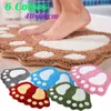 40*60CM Big Feet Bath Toilet Mat Bathroom RugsArea Rugs Carpet Doormat Floor Mat Absorbent Mats Foot Pad Rug HKD230901