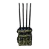 Backpack drone jamm er 8 bands block GPS L1 L2 2.4G 5.8G range up to 1500 Meters for drone defense