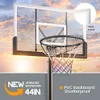 Balls Basketball Hoop Goal System Outdoor Indoor Court 7510 Ft Height Adjustable 44in Backboard for YouthAdultsKids 230831