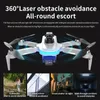 2023 Nieuwste versie F1 WIFI-drone met GPS / borstelloze motor + Anti Shake Gimbal + verstelbare 4K HD Dubbele cameraversie Laser OBSTAKEL VERMIJDEN Sensor Drones