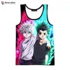 Mannen Tank Tops 2023 Est X Mode Zomer Mannen Mouwloze Lente Harajuku Persoonlijkheid 3D Gedrukt Strand Tees