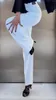 Stage Wear Firma Ballroom Folling Kobiety Pióro Topy wysokie talia Białe spodnie Łacińskie Waltz Tango Costume Praktyka dla dorosłych DNV18074