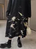Robes décontractées Xitao o-cou manches longues robe ample patchwork mode impression 2023 automne femmes simplicité tout-match DMJ2371