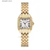 Altri orologi 2023 Moda donna di lusso Quadrato es Cinturino in lega d'oro Polsi da donna al quarzo Qualità Orologio femminile con scala romana T230905