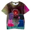 T-shirt męski T-shirt Anime 3D The Midnight Ewangelia dziewczyna kreskówka swoboda letnie koszula krótkie rękaw