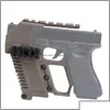 Supporto tattico in ABS con pannello ferroviario per accessori per ingranaggi G17 G18 G19 Gbb