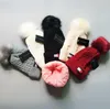 Bonnet tricoté en laine pour femme, bonnet de styliste, épais et chaud, en fausse fourrure, Pom, Bonnet féminin, hiver