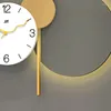 Настенные часы наклейка игла игла системы элегантная цифровая сигнализация искусство искусство роскошное проектирование