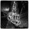 Band Rings Vintage American Football Helmet Orangutan Skull Rings Men's Ring Gothic Punk Jewelry T230727