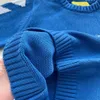 baby tröja barn kläder barn tröjor flickor pojkar långärmade toppar fasion design vår höst vinterkläder grön blå