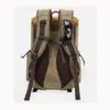 Backpack DSLR Camera Bag Waterproof Batik Canvas Po Stand-up Multi-functional Retro Shoulder Pography