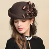 Geniş Memlu Şapkalar Kova Lady Fedora Hat Kızlar Çiçekler Dome Yün Kapağı Kadın Havzası Balıkçı Sevimli Günlük Ayarlanabilir B 8728 230831