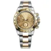 Datona 남자 남성용 시계 뱅 풀 다이아몬드 40mm 904L 코스 모그라운드 기계식 시계 자동 움직임 VIPWATCH 시계 디자이너 Man Daytonas Wristwatches를위한 시계