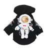 Pet Dog Hoodie Sweatshirt Cotton Schnauzer Falcon Teddy Spring Autumn Warm Printed Astronaut Doll Pendant Pullover