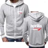 Herrjackor vårens höstmens jacka aprilia racing rsv4 tryck dragkedja hoodies högkvalitativa toppar harjuku sportkläder casual tröja