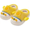 Slipper Capsella Chłopcy jesienne zima miękka koralowa polar w pomieszczenia buty dzieci dziewczyny słodkie mieszkanie 15-22 cm