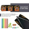 Sacos de lápis Respeite a Capivara Square Pencil Case Engraçado Maior Roedor Retro Kawaii Caixa de Lápis de Couro Universidade Adolescente Zipper Pen Bags HKD230901