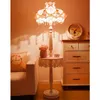 Golvlampor europeiska lampor sovrum sovrum prinsessan koreansk flickas rum soffa levande soffbord högt stående