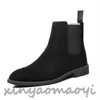 2023ss Chelsea boots men leather autumn winter pointed toe British Martin boot man nubuck leather high-top size 36-45