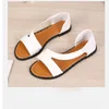 Sandálias 2023 verão moda confortável ao ar livre sapatos femininos plana casual flip-flops