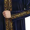 Etnische kleding Midden-Oosten moslim heren goud fluweel geborduurd gewaad islamitische kaftan heren Jubba