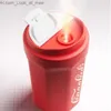 Luftbefeuchter 2022 Neueste Coke Cup Luftbefeuchter Wiederaufladbare 400 ml Drahtlose Tragbare Flamme Luftbefeuchter mit Batterie Hause Auto Aroma Diffusor Q230901