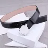 Heren ontwerper lederen riem breedte 4,0 cm mode luxe grote gouden gesp riemen hoge kwaliteit mannen casual zakelijke tailleband rood wit grijs zwart 4 kleuren met doos