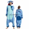 Home Roupas Animal Kigurumi Adultos Porco Tigre Onesies Mulheres Homens Esquilo Pijama Trajes de Halloween Cosplay Macacão Presente de Natal XXL 4XL X0902